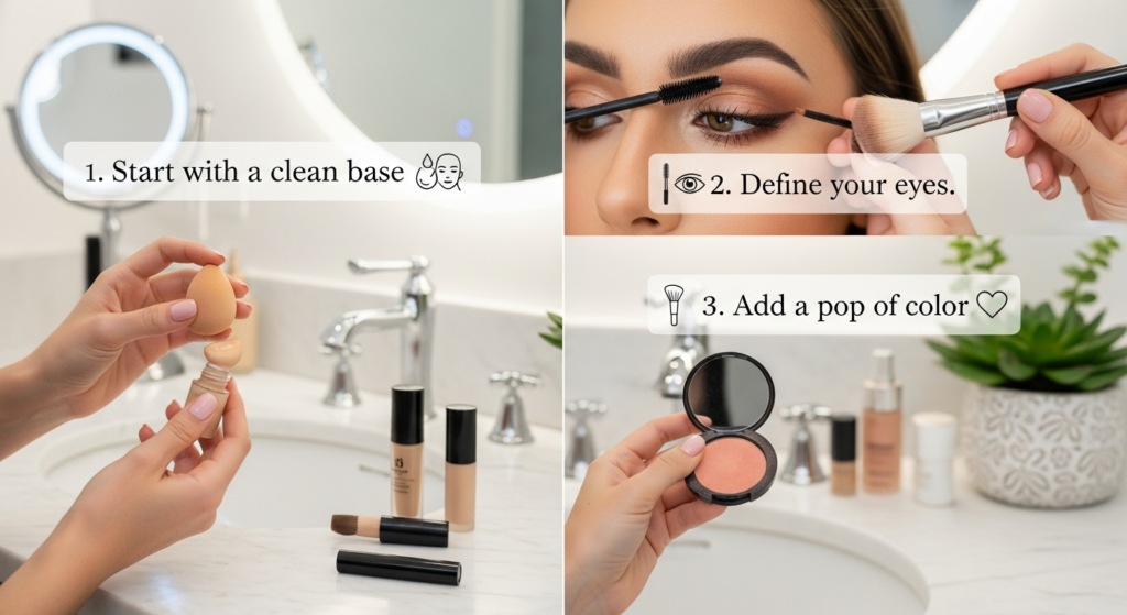 Makeup applying tips