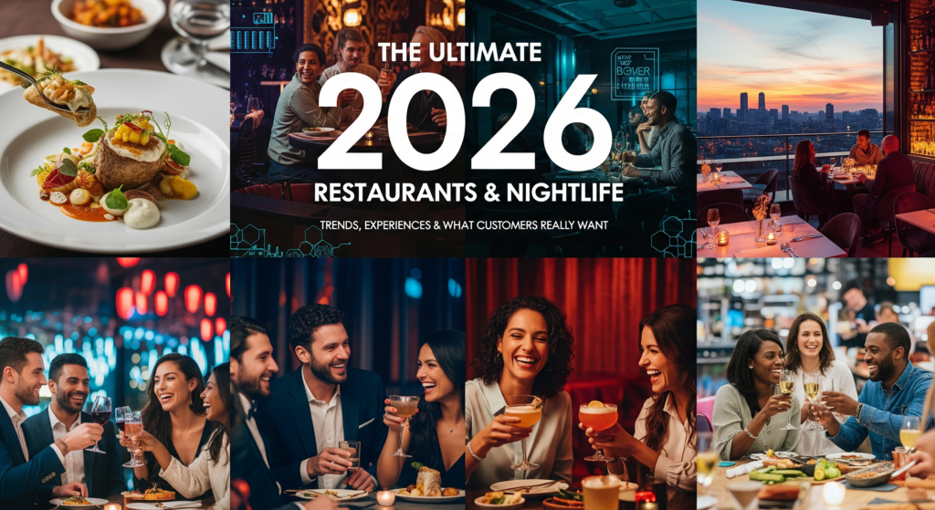 The Ultimate 2026 Guide to Restaurants & Nightlife: Trends, Experiences & What Customers Really Want