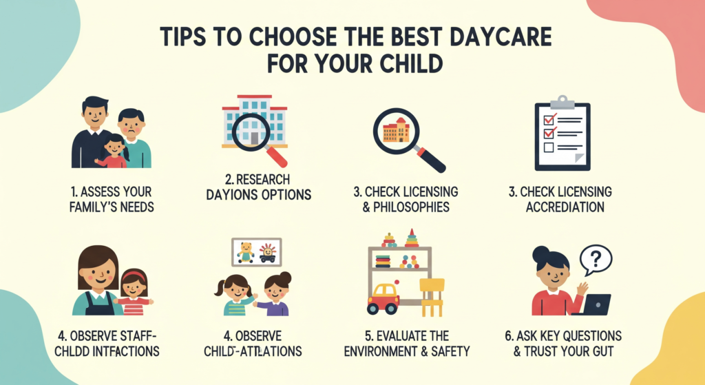 Tips to Choose the Best Daycare for Your Child