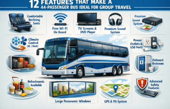12 Features That Make a 44-Passenger Bus Ideal for Group Travel