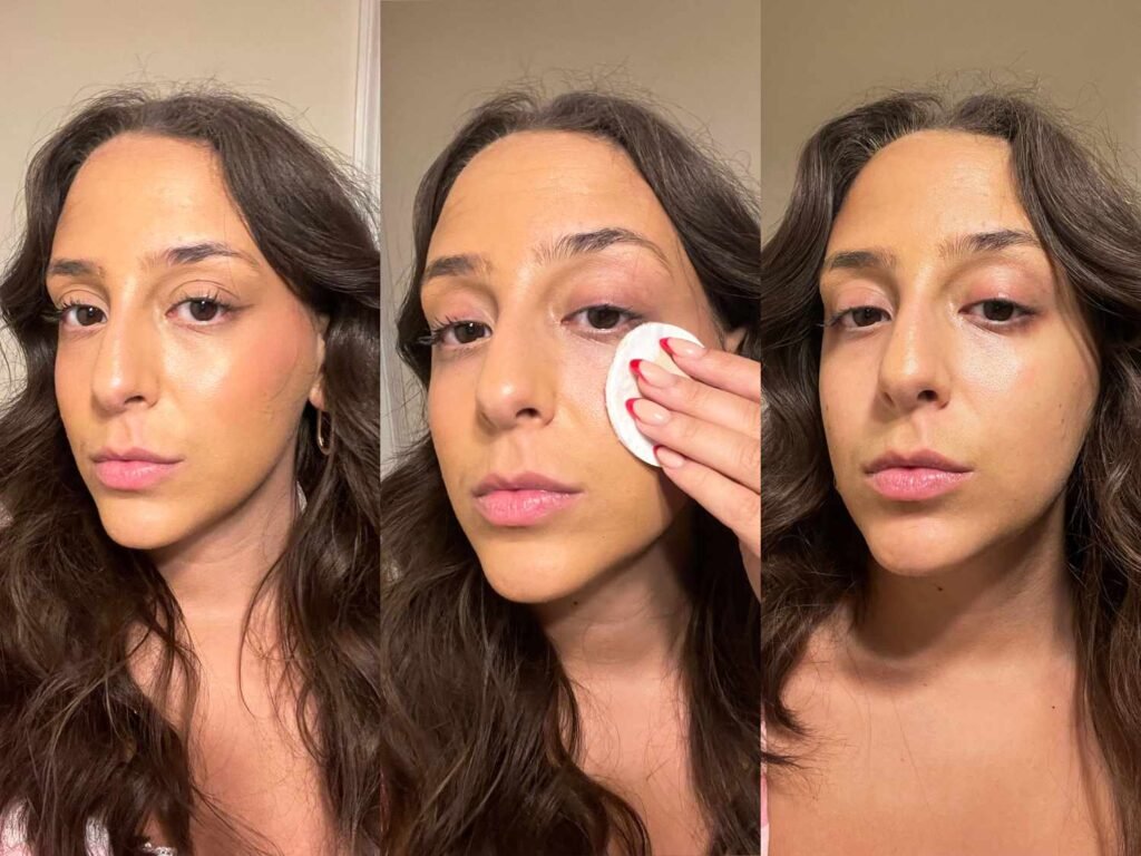 Neglecting Makeup Removal at Night